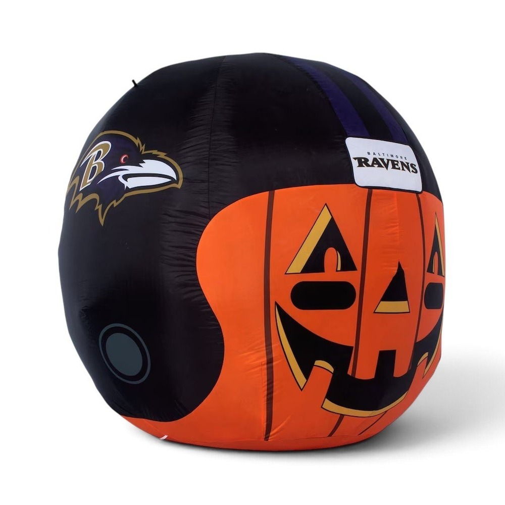 Baltimore Ravens 4' Inflatable Jack-O'-Helmet NFL Purple Black Halloween NEW